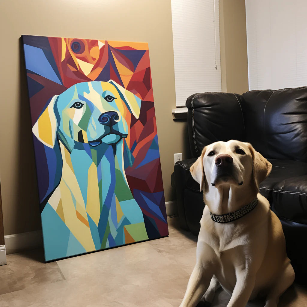 Cubism Canvas for Your Pet